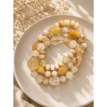 PULSERA CREMA