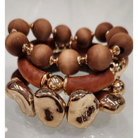TRÍO PULSERAS CAF