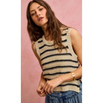BLUSA TEJIDA BEIGE