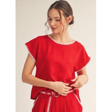 BLUSA ROJA
