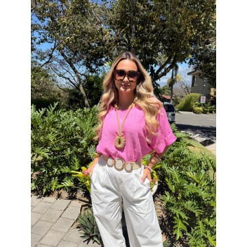 BLUSA ROSADA