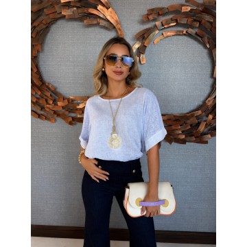 BLUSA CELESTE
