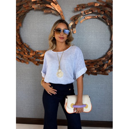 BLUSA CELESTE